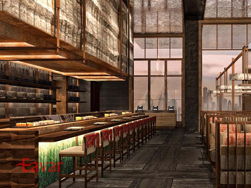 رستوران نوبو پالم جمیرا