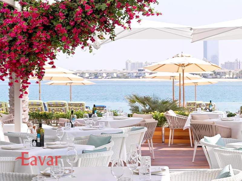 رستوران پیاتی د بیچ در پالم جمیرا