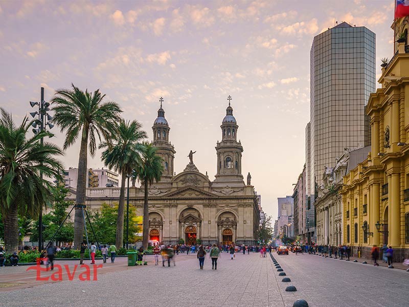 میدان آرماس سانتیاگو از مکان های دیدنی شیلی