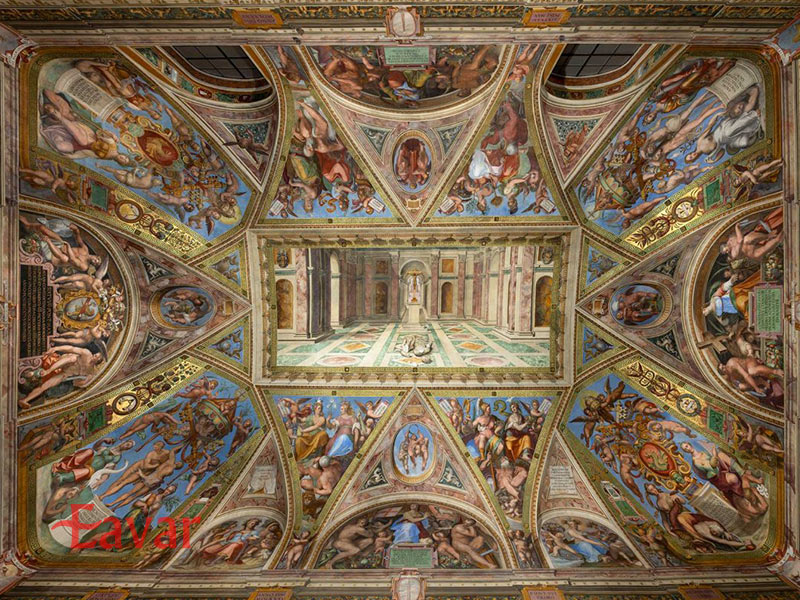 اتاق های رافائل از مکان های دیدنی واتیکان