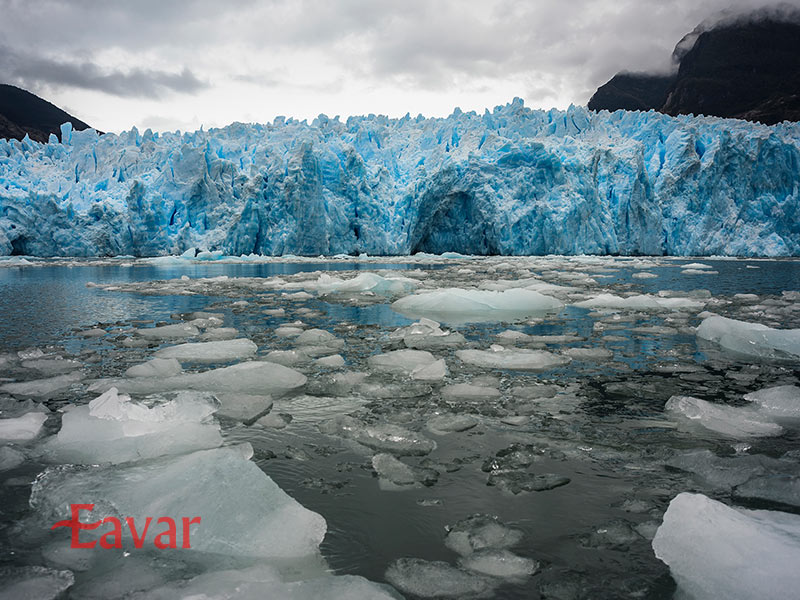 یخچال طبیعی سن رافائل از دیدنیهای شیلی