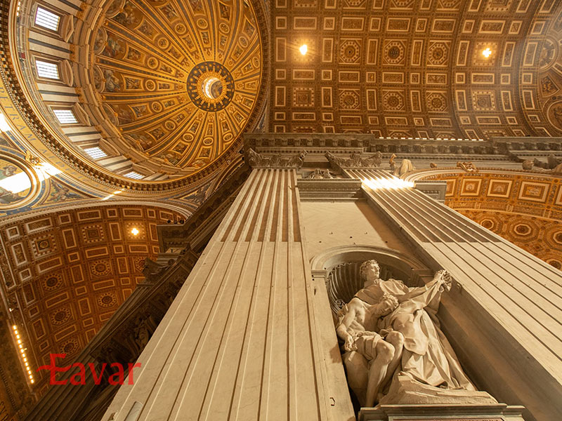 کلیسای سن پیترو از جاهای دیدنی واتیکان