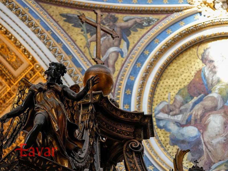 بالداکین برنینی در کلیسا واتیکان