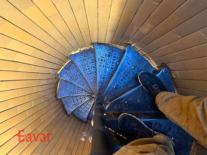 پلکان گنبد کلیسا واتیکان