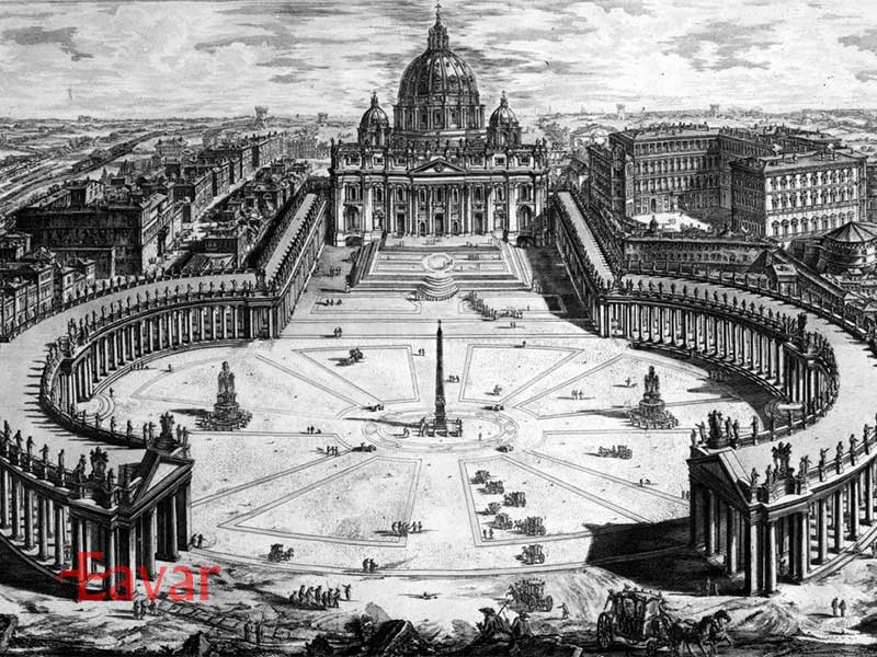 نقاشی قدیمی از واتیکان