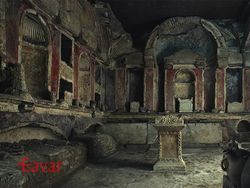 نکروپولیس واتیکان از دیدنی های واتیکان