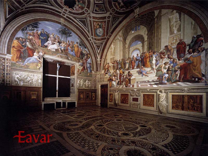 اتاق های رافائل از جاهای دیدنی واتیکان