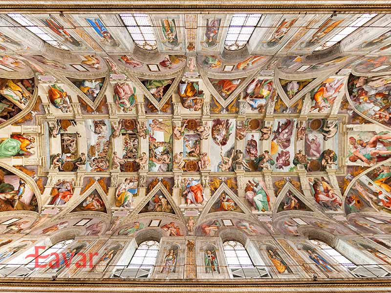 نقاشی های میکل آنژ در کلیسای سیستین واتیکان