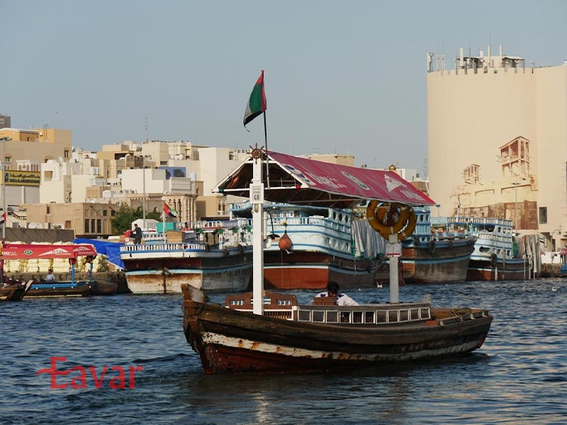 ایستگاه ابرا بازار دیره از اسکله های ابرا دبی