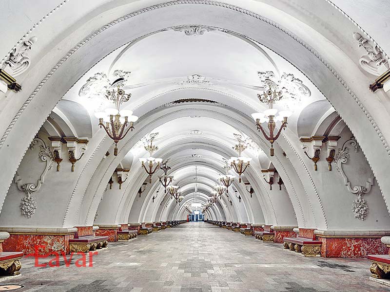 ایستگاه آرباتسکایا از جاهای دیدنی مسکو