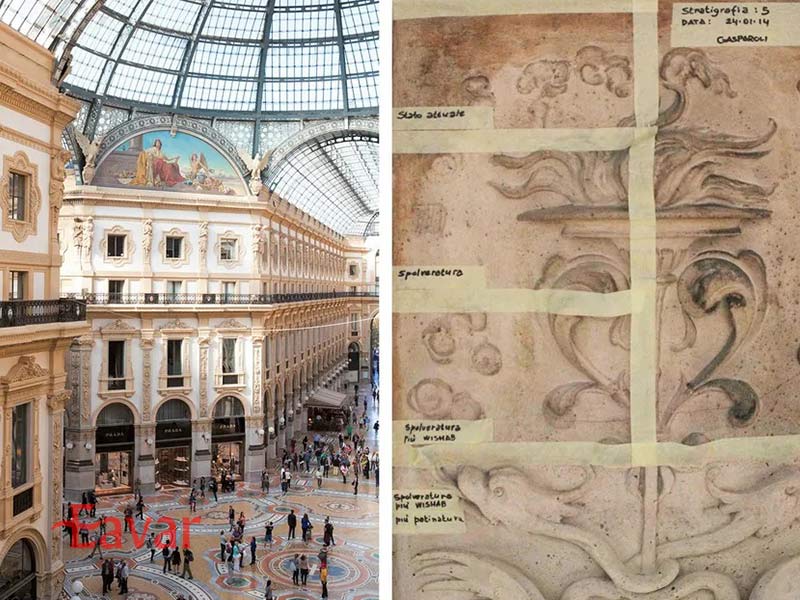 طرح های مرکز خرید گالریا در میلان