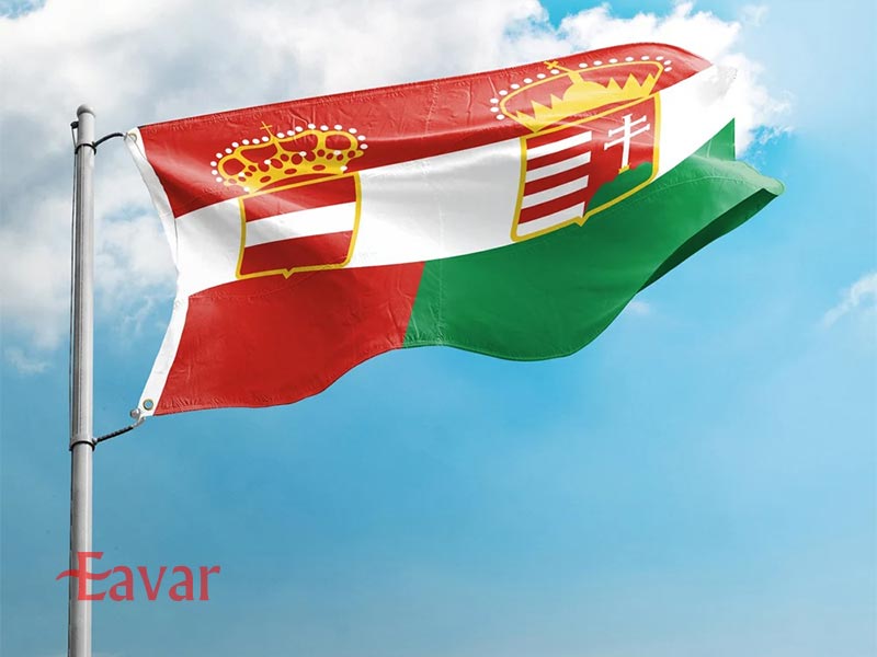 پرچم اتریش مجارستان در امپراتوری هابسبورگ