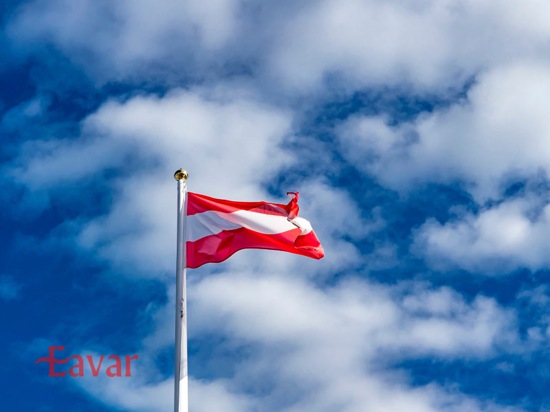 پرچم اتریش در وین