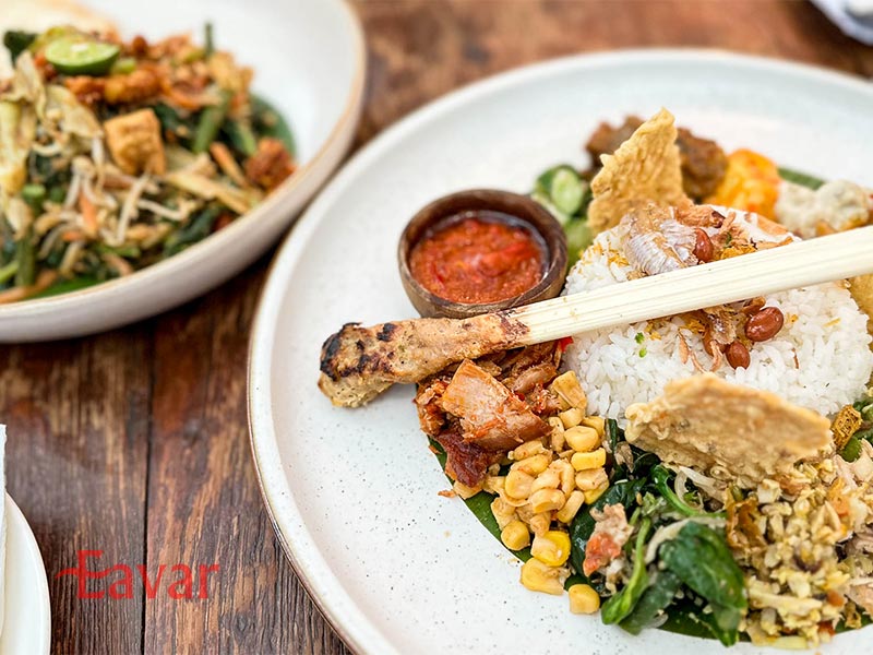 غذای ارزان در بالی