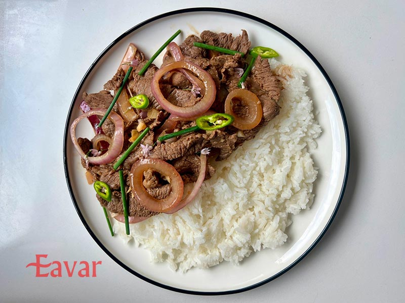 بیستک تاگالوگ از غذاهای محبوب فیلیپین