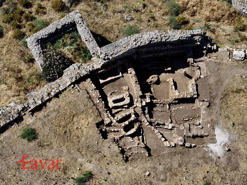 ویرانه های قلعه فتحیه از آثار تاریخی فتحیه