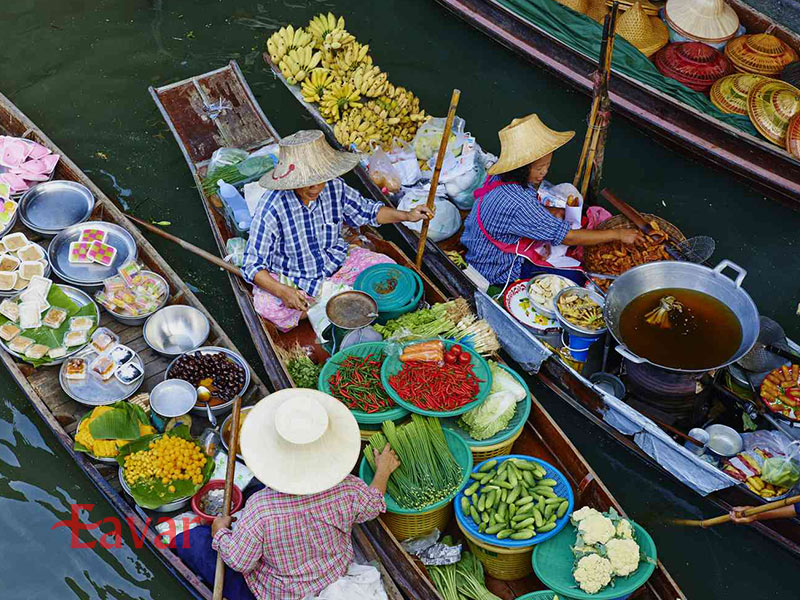 بازارهای شناور تایلند