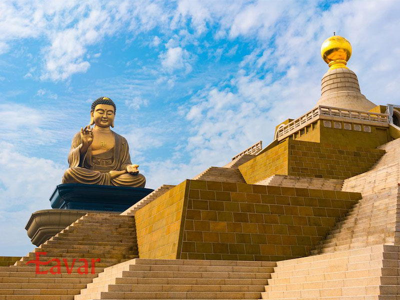 بودای فو گوانگ شان تایوان از مشهورترین مجسمه های بودا