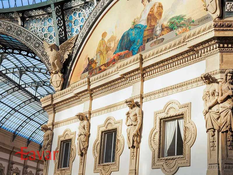 معماری مرکز خرید گالریا در میلان