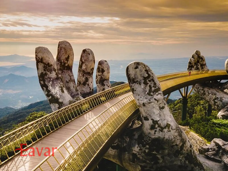 پل طلایی ویتنام از دیدنی های ویتنام