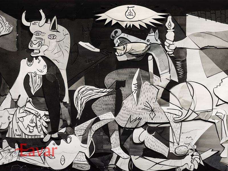 گرنیکا  از معروف ترین نقاشی هاس پیکاسو