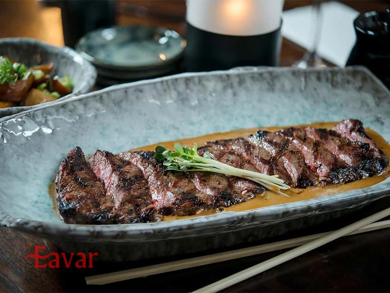 استیک هنگر از انواع استیک گاو