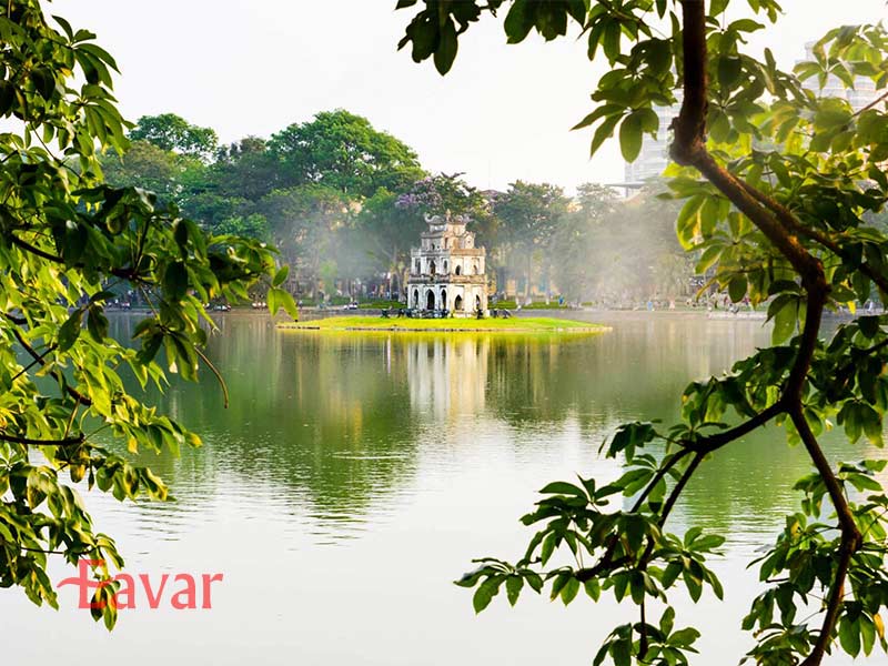 دریاچه هوان کیم از جاذبه های گردشگری ویتنام