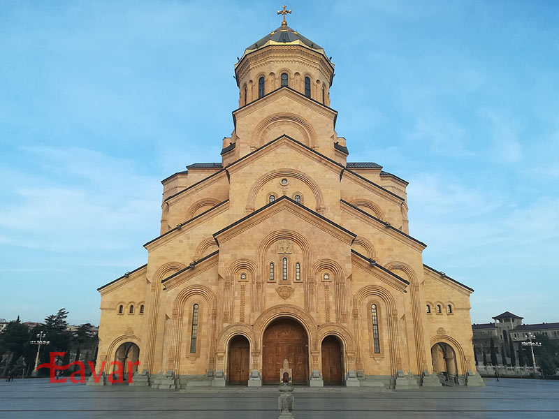 کلیسای سامبا از کلیساهای مهم تفلیس