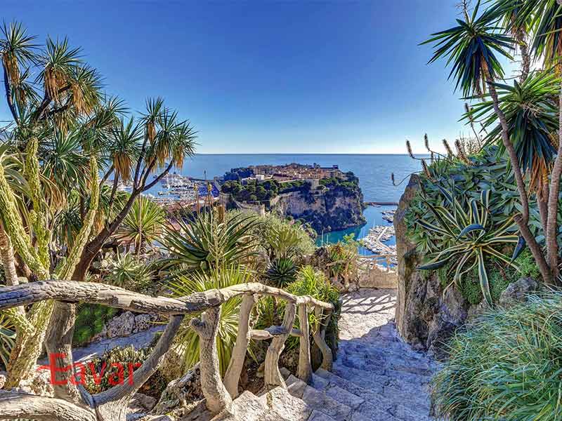 باغ اگزوتیک موناکو از جاذبه های گردشگری موناکو