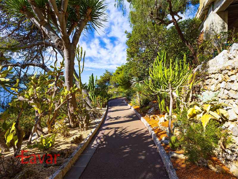 باغ سنت مارتین از مکان های دیدنی موناکو