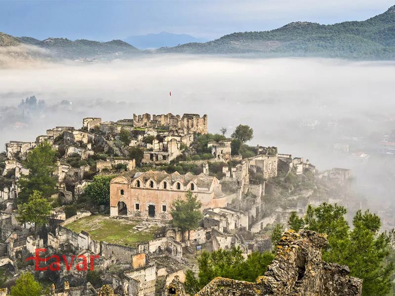 روستای کایاکوی از جاذبه های گردشگری فتحیه