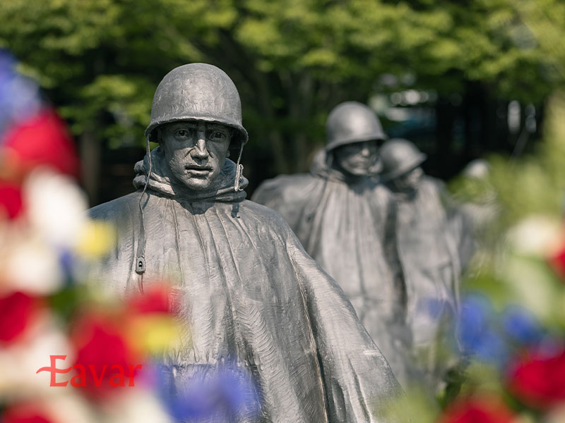 بنای یادبود کهنه سربازان جنگ کره واشنگتن