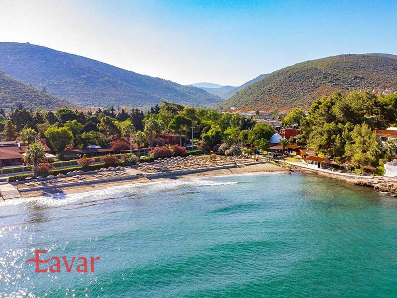 ساحل کوستور از جاذبه های گردشگری کوش آداسی