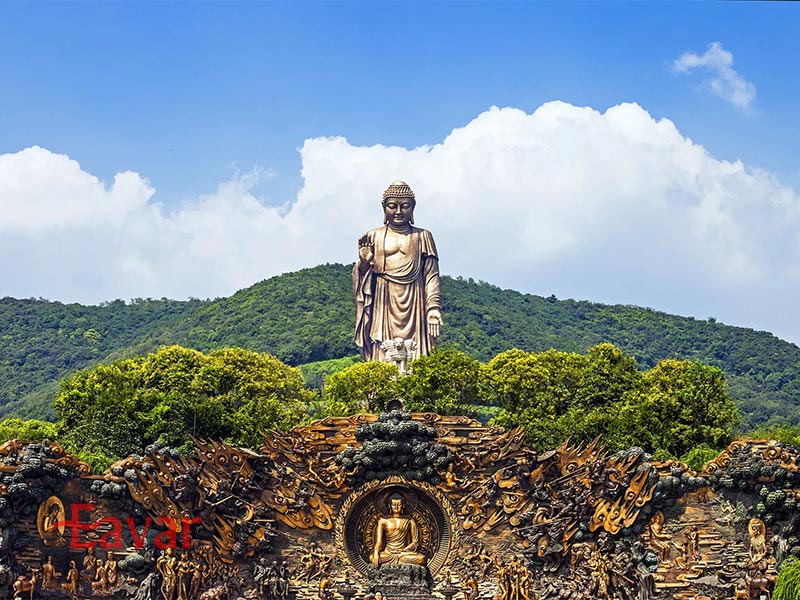 بودای بزرگ لینگ شان چین از مجسمه های بزرگ بودا