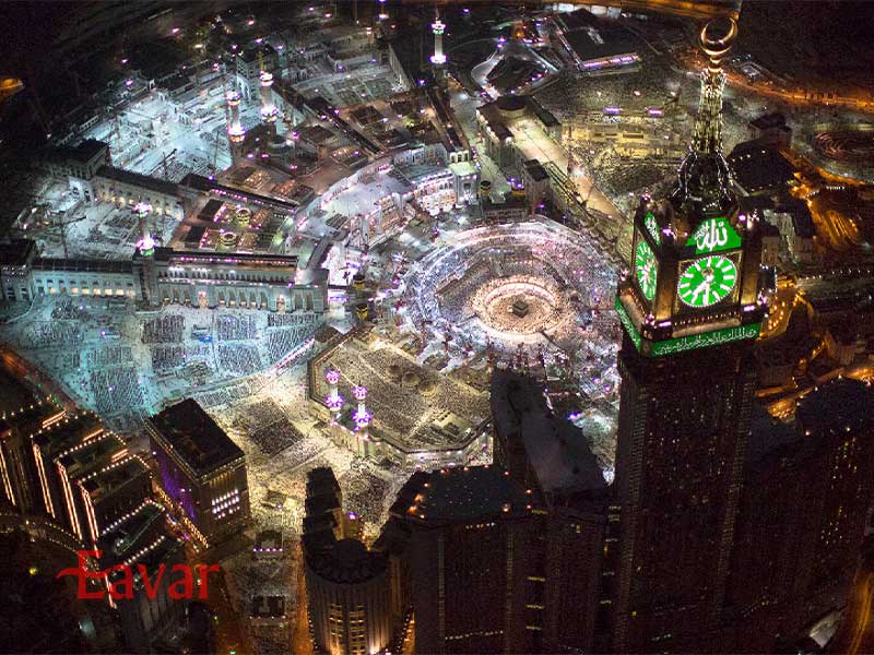 برج ساعت سلطنتی مکه بزرگترین برج ساعت جهان