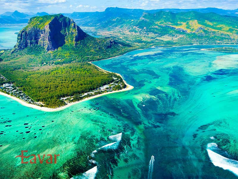 جزیره موریس در اقیانوس هند