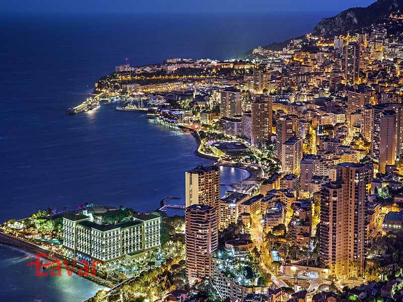 موناکو در شب