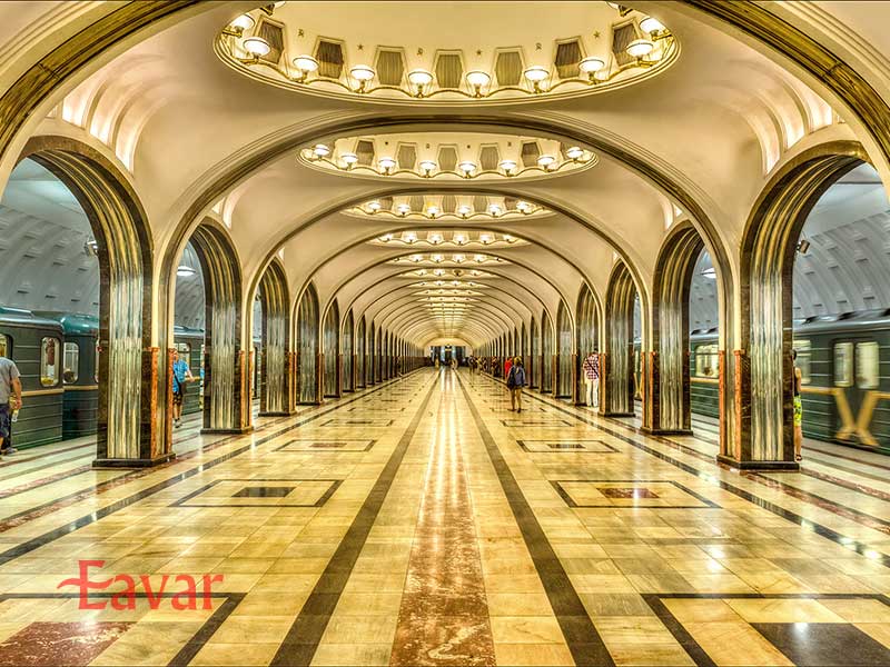 ایستگاه های گردشگری مترو مسکو