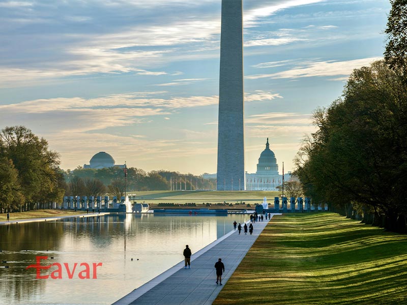 نشنال مال از جاذبه های گردشگری واشنگتن