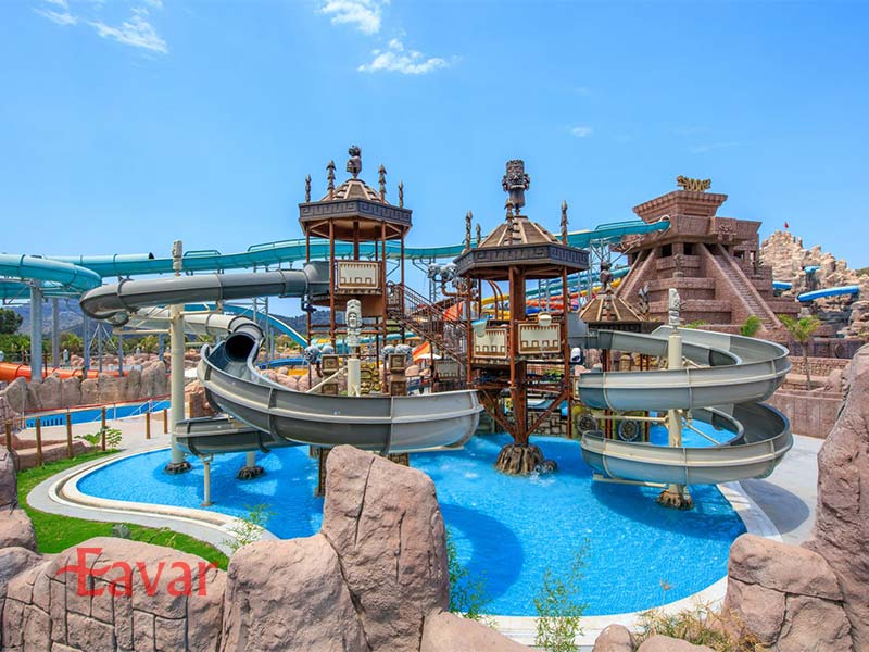 پارک آبی اورکا ورلد فتحیه از جاذبه های گردشگری فتحیه