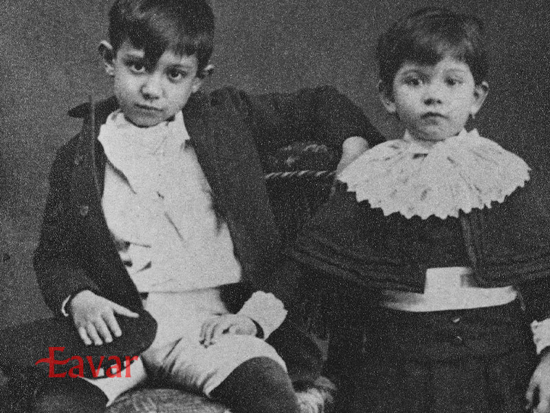 عکس کودکی پابلو پیکاسو