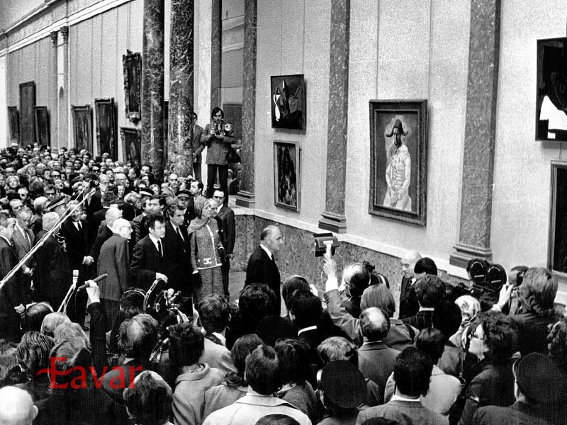 آثار هنری پیکاسو در نمایشگاه لوور