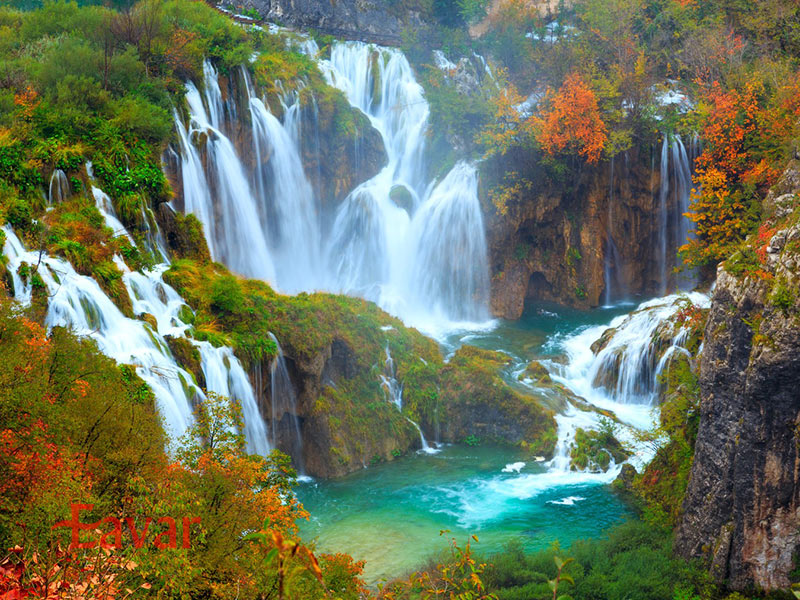 آبشارهای پارک ملی دریاچه های پلیتویتسه کرواسی