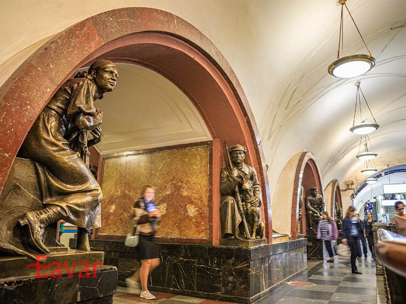 ایستگاه پلوشاد روالوتسی از ایستگاه های مشهور مسکو