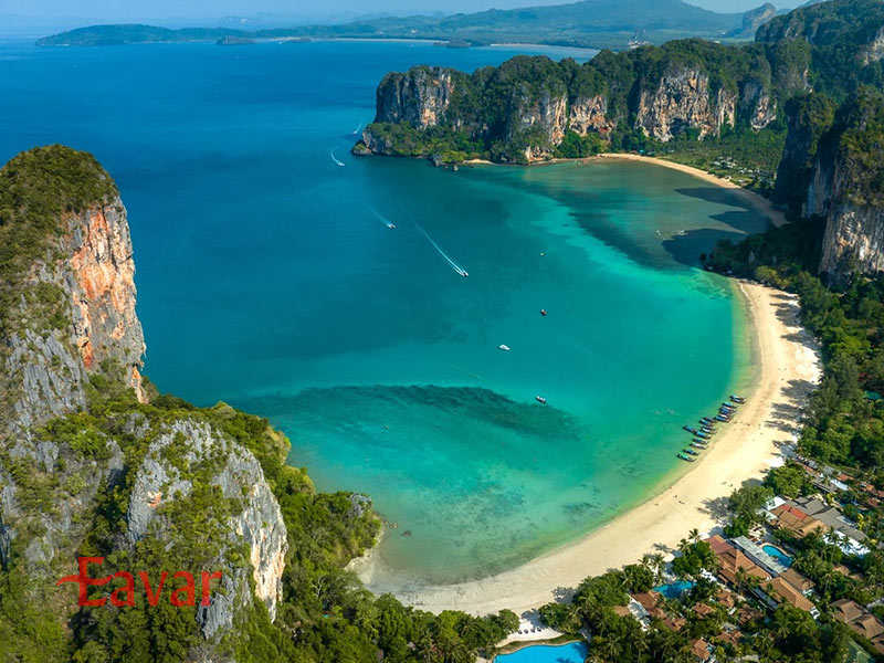 ساحل ریلی از سواحل تایلند