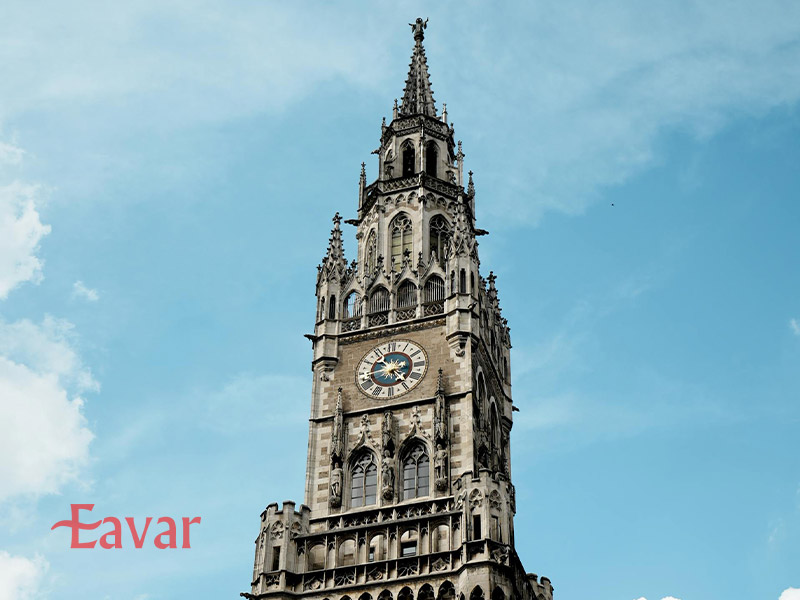 برج ساعت راتهاوس گلوکن اشپیل مونیخ از برج های ساعت معروف اروپا
