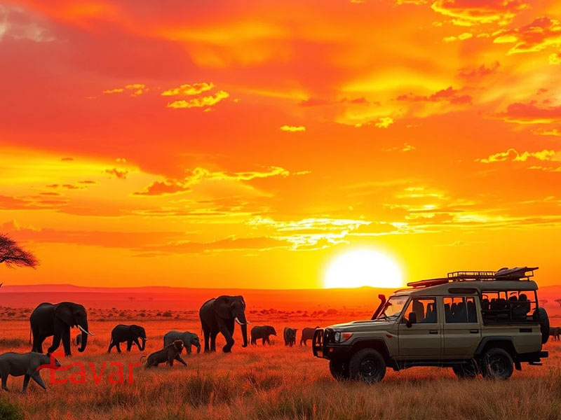 سافاری در مقاصد آفریقا