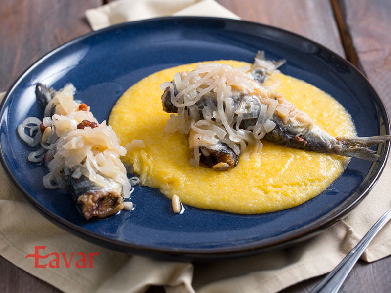 ساردین ترش و شیرین از غذاهای ونیز