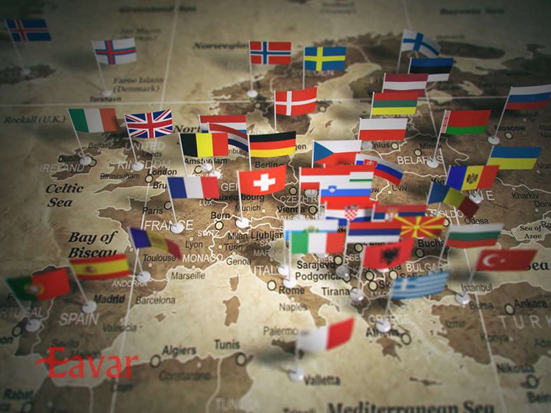 فرق کشورهای حوزه شینگن و اتحادیه اروپا