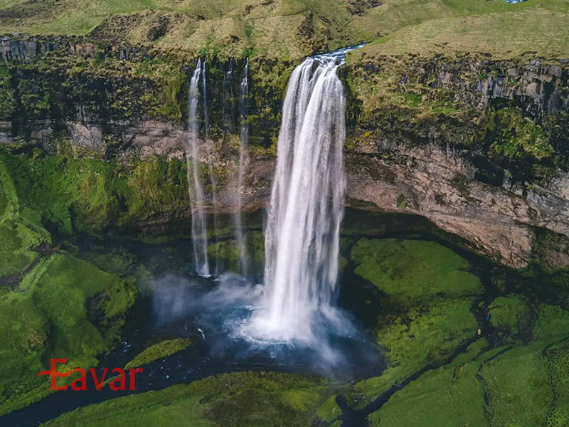 آبشار سلیالاندفوس از آبشارهای معروف ایسلند